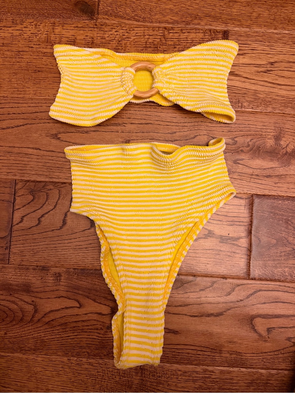 Cleonie x fp movement Bikini Sunshine Stripe one size perfect condition